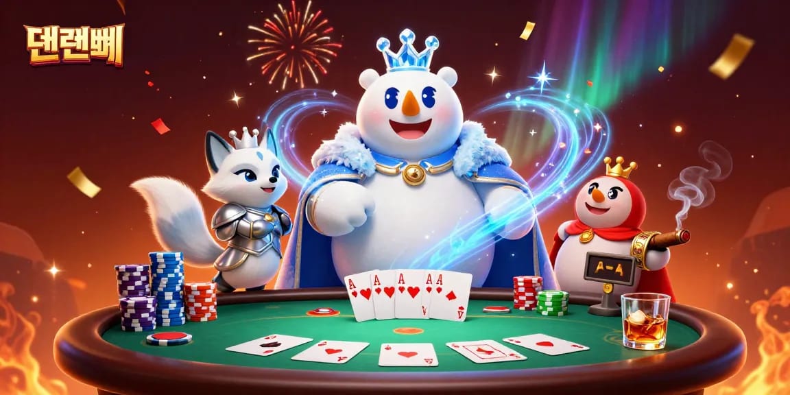 Experience thrilling poker action with 텐텐벳 featuring dynamic gameplay elements and engaging characters.