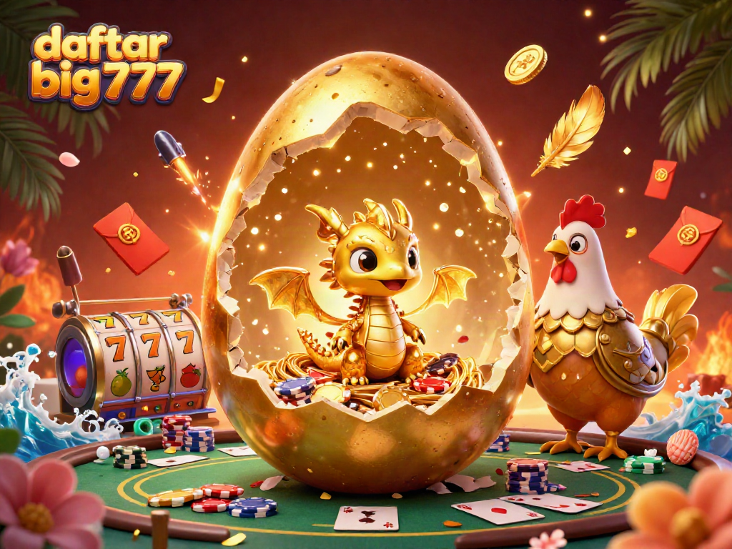 Menangkan hadiah besar di daftar big777 dengan ilustrasi kasino yang memikat hati dan keberuntungan.
