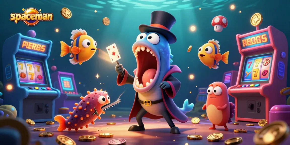 Experience the thrill of gambling with spaceman and his magical underwater casino performance