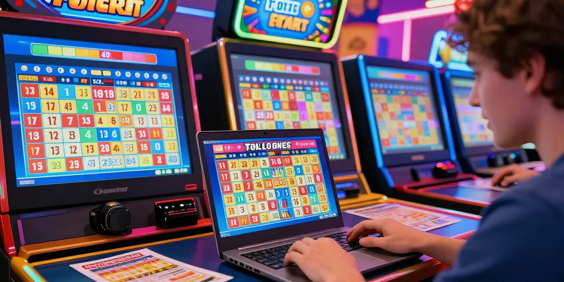 Toto 4D online gaming scene with vibrant lottery displays and engaging atmosphere