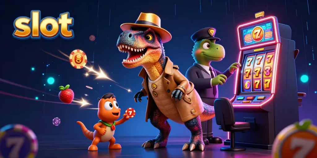 Menghitung kartu di mesin slot, velociraptor mencoba menyamar di kasino