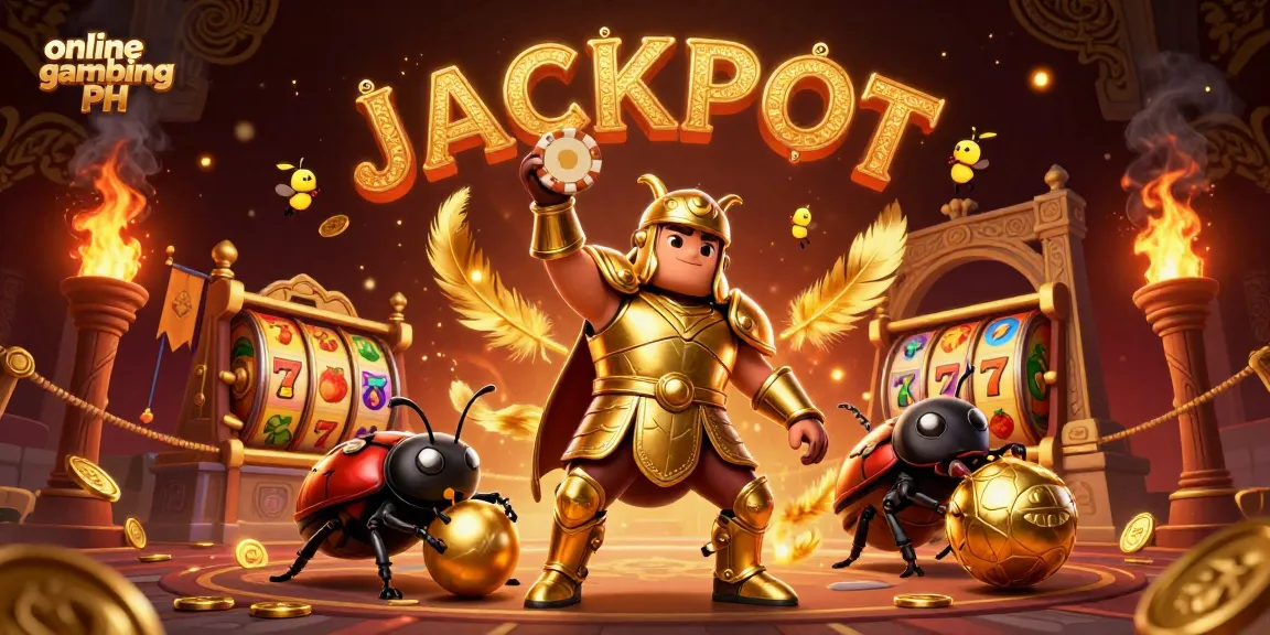 Experience thrills with this vibrant illustration of online gambling PH featuring characters winning in a casino setting.