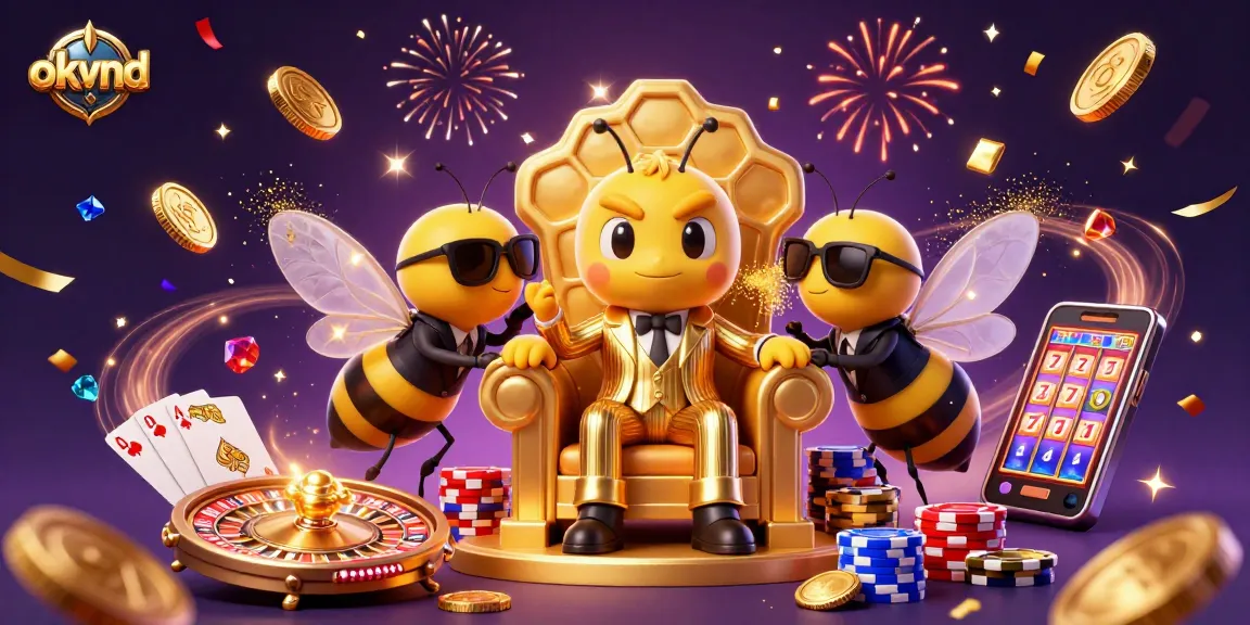 Spin the reels with okvnd in a lively casino scene filled with excitement and rewards.