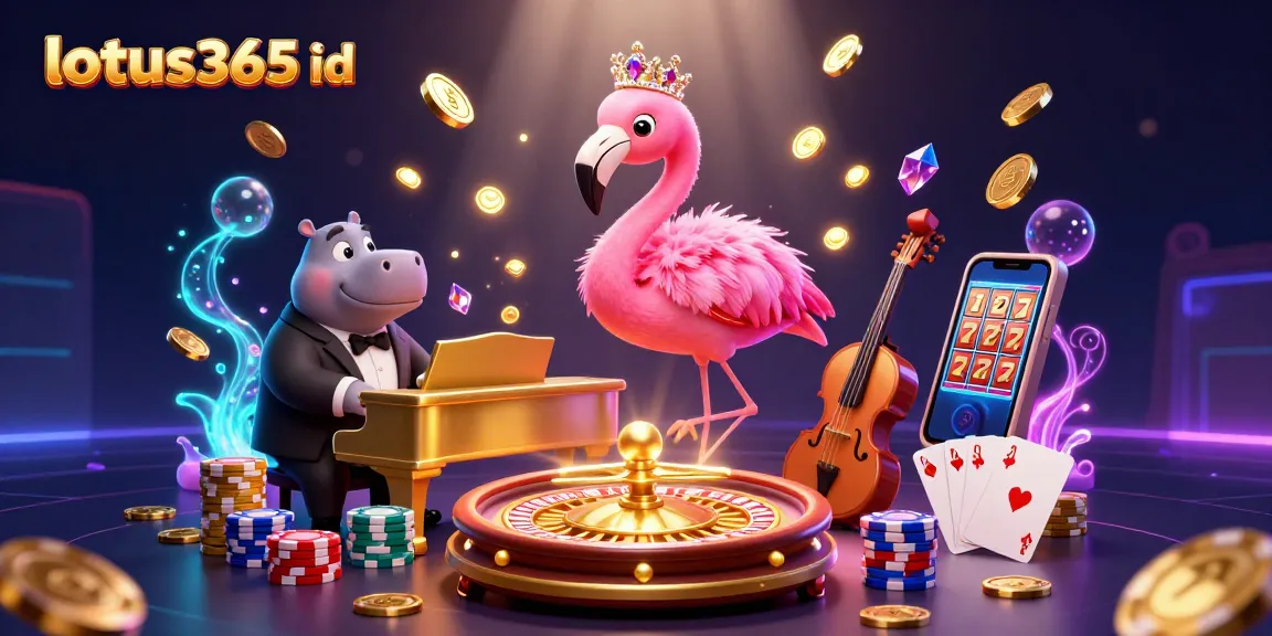 Experience the excitement of gaming with lotus365 id through a vibrant casino scene.