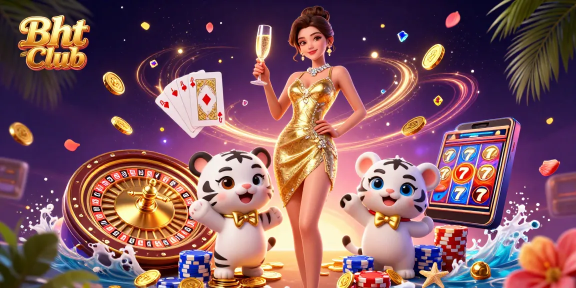 Experience the thrill of Bht Club with an enchanting casino scene showcasing excitement and luxury.