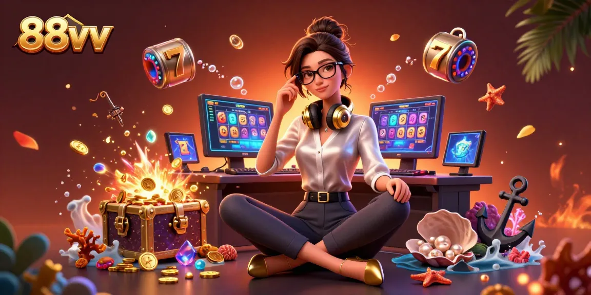 Engage with exciting slot games at 88vv while experiencing a vibrant virtual casino.
