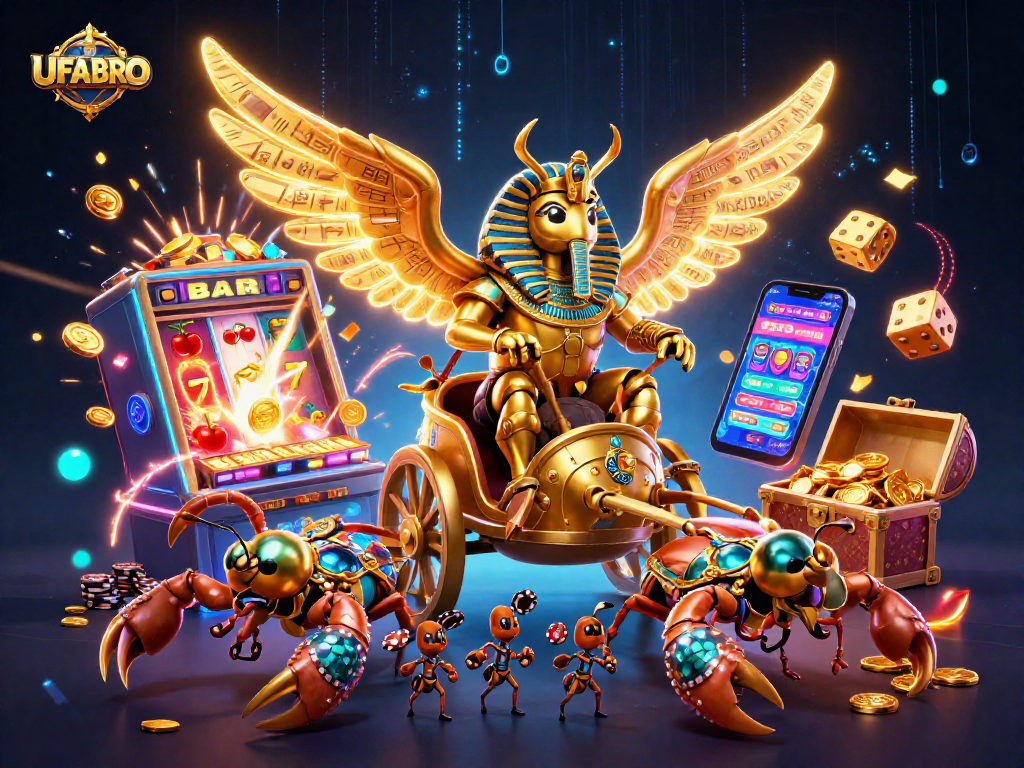 UFABRO invites gamers to experience thrilling action with a colossal beetle and a jackpot of coins.