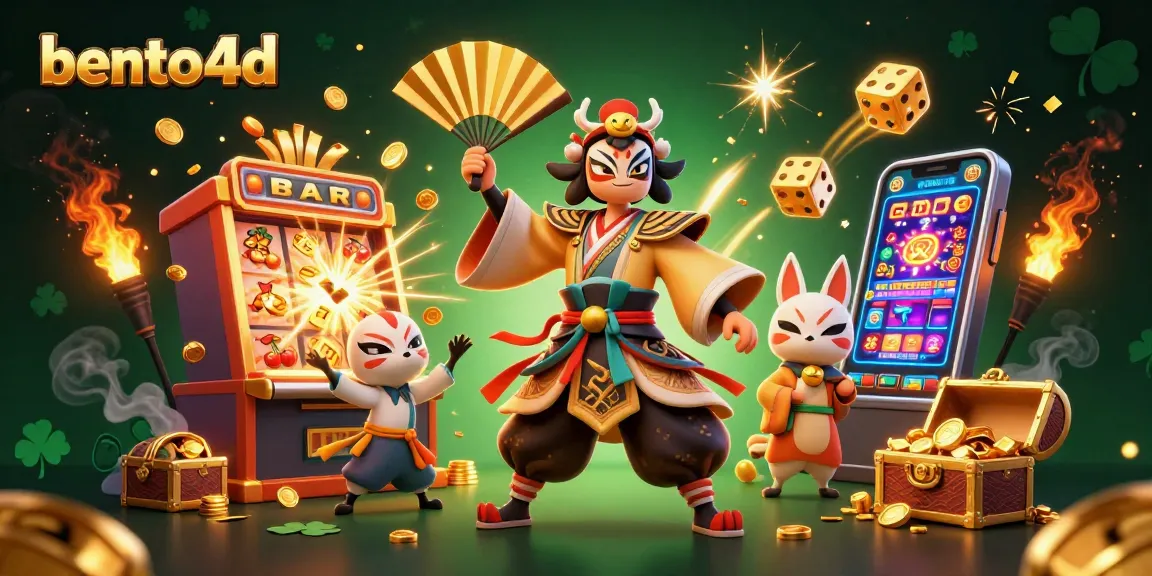 Rasakan pengalaman bermain yang mendebarkan dengan bento4d saat para pejuang kabuki dan peluang berwarna menciptakan suasana kasino yang hidup.