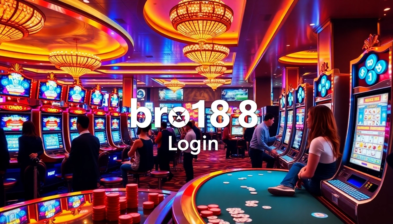 Experience the thrill of bro138 login with engaging slot machines and vibrant casino excitement.