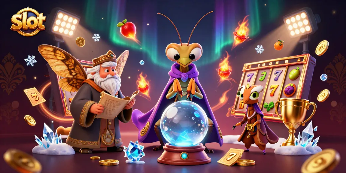 Engage with slot reels and colorful jackpots in this dynamic casino-themed digital illustration.