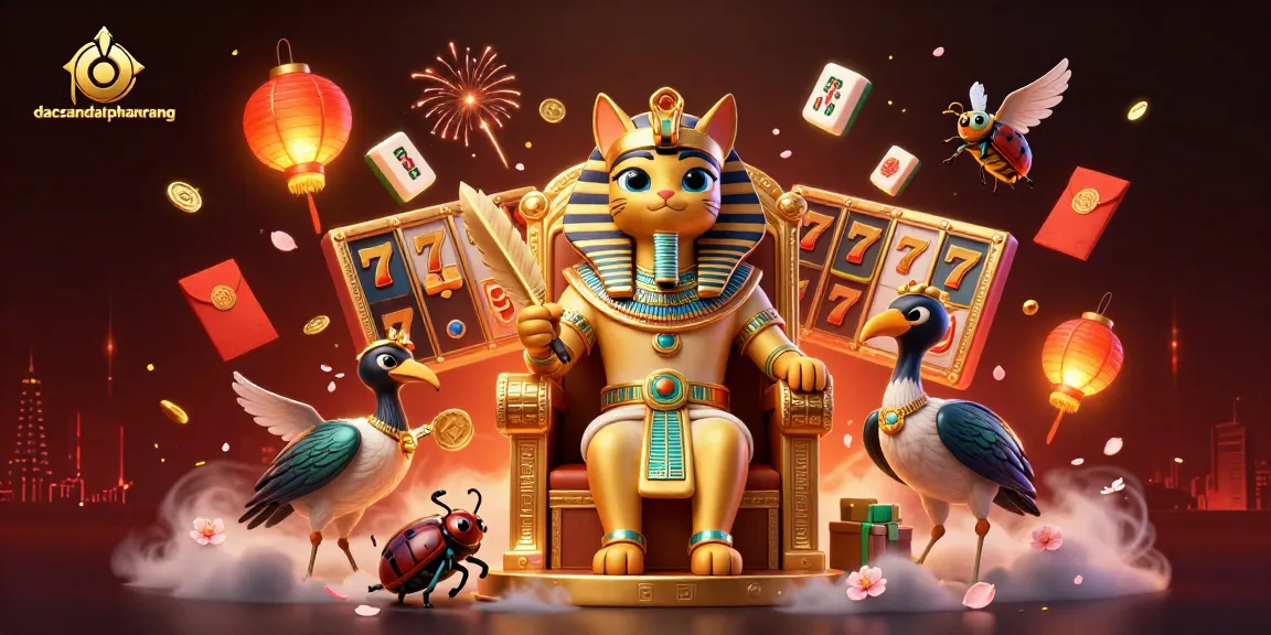 Spin the reels at dacsandatphanrang, featuring a vibrant 3D casino scene with dynamic game elements.