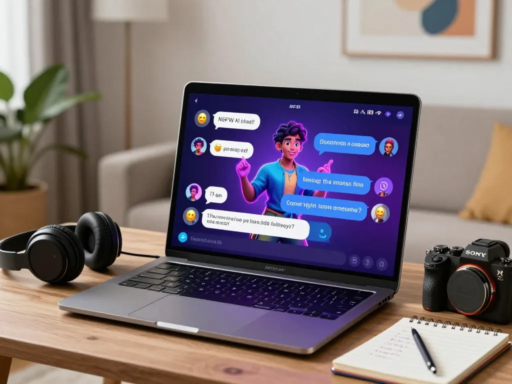 Engaging user interaction with NSFW AI chat platform, showcasing vibrant character design and cozy atmosphere.