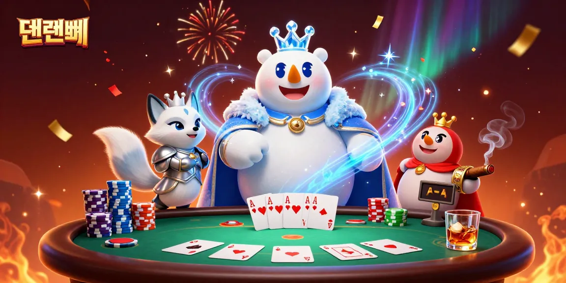 Experience thrilling poker action with 텐텐벳 featuring dynamic gameplay elements and engaging characters.