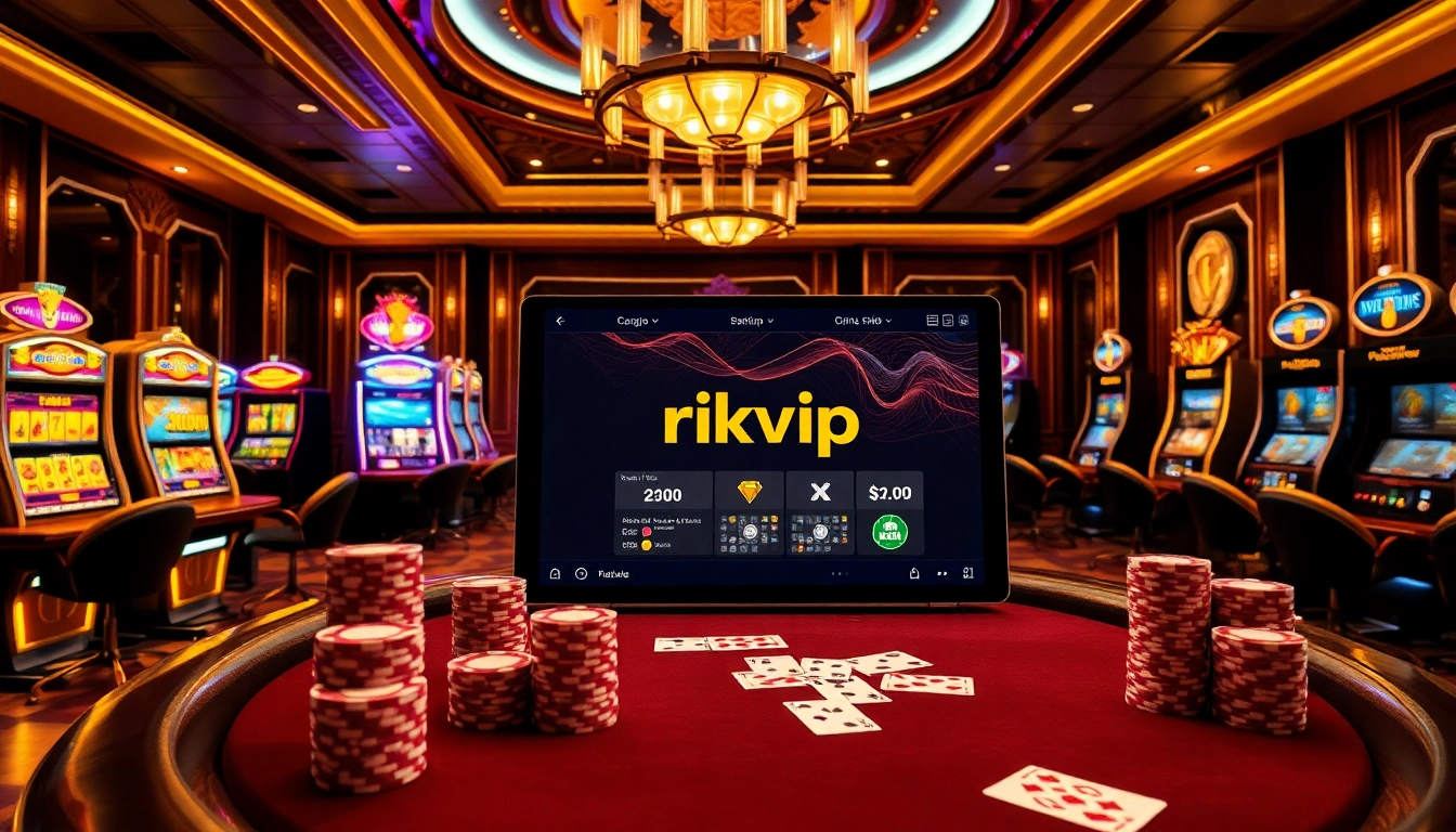 Experience high-stakes gaming with rikvip at an elegant online casino.